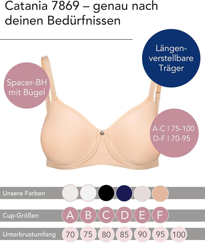 Susa Damen Catania BH 90D Skin, 90D Skin
