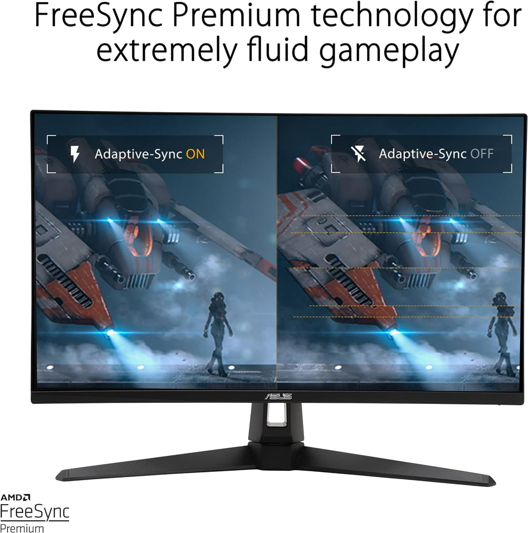 ASUS TUF Gaming VG27AQA1A - 27 Zoll WQHD Monitor - 170 Hz, 1ms MPRT, FreeSync Premium, HDR 10 - VA P