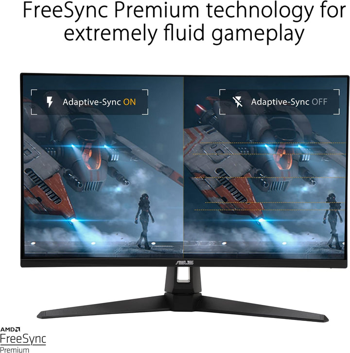 ASUS TUF Gaming VG27AQA1A - 27 Zoll WQHD Monitor - 170 Hz, 1ms MPRT, FreeSync Premium, HDR 10 - VA P