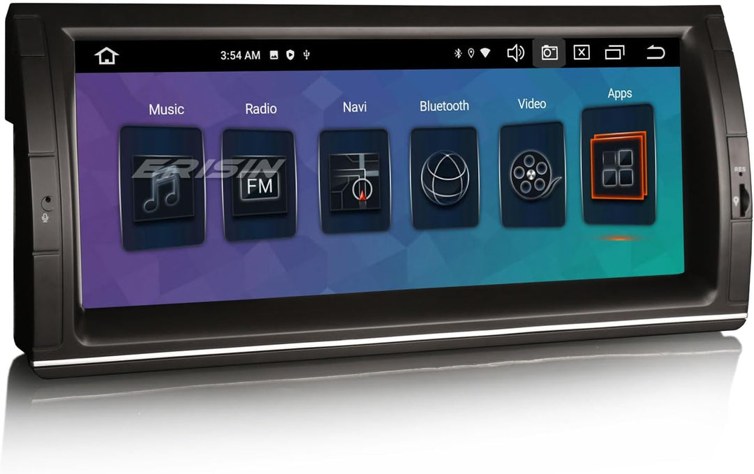 Erisin 10.25 Zoll 8-Kern 4GB RAM 64GB ROM Android 14 Autoradio Bluetooth mit GPS Navigation Für BMW