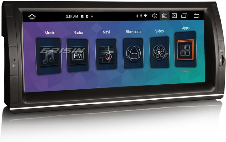 Erisin 10.25 Zoll 8-Kern 4GB RAM 64GB ROM Android 14 Autoradio Bluetooth mit GPS Navigation Für BMW