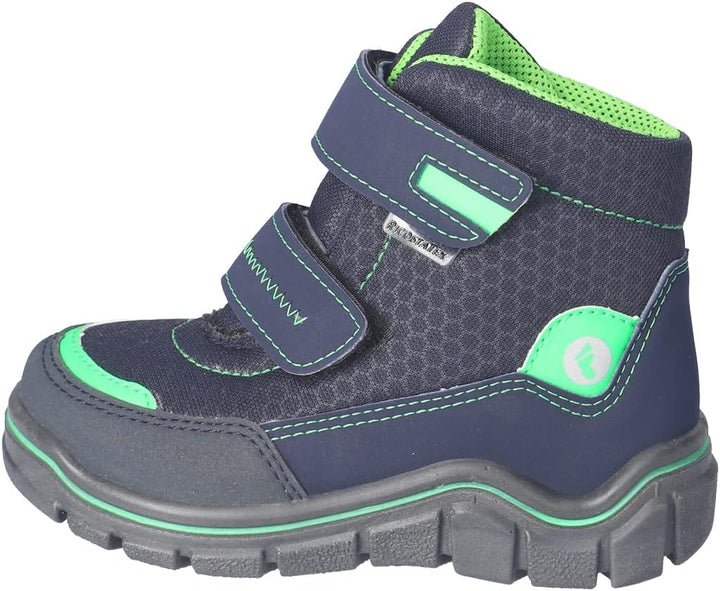 RICOSTA Jungen Winterstiefel Calix | Kinder Boots | WMS:Mittel | Sympatex 28 EU Blau 170, 28 EU Blau