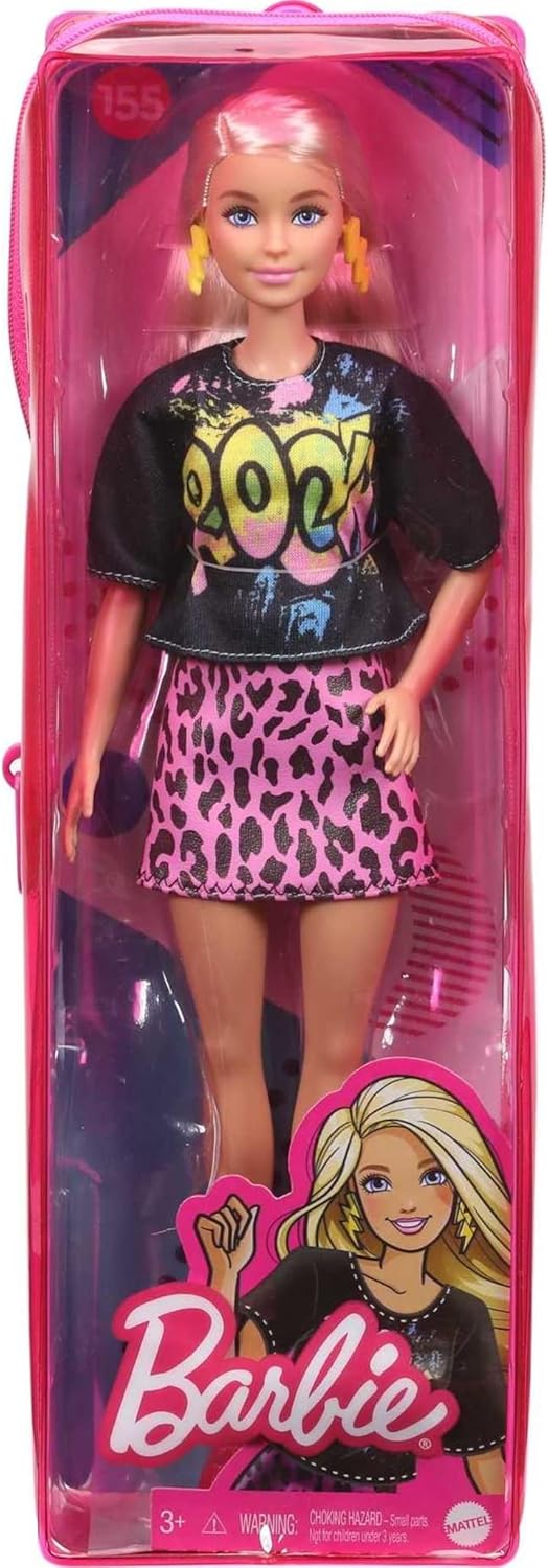 Barbie GRB47 - Fashionista Puppe mit Rock&