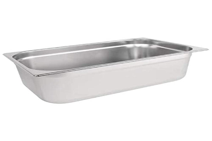 Vogue Gastronorm-Pfanne 1/1, Edelstahltablett, Tiefe: 150 mm, Fassungsvermögen: 20 Liter, Behälter f