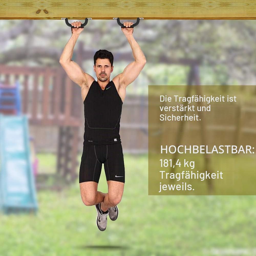Dolibest 2 Stück rutschfeste Solide Spielplatz-Sicherheitsgriffe, Schaukelset Kinder Sicherheit Hand
