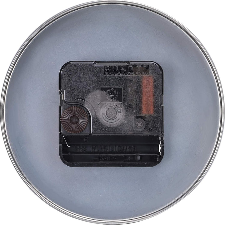 Lafocuse 3D Uhrzeiger Wanduhr Gross XXL, DIY Modern Lautlos Uhr Metall Silber, Uhrwerk mit Zeiger, W