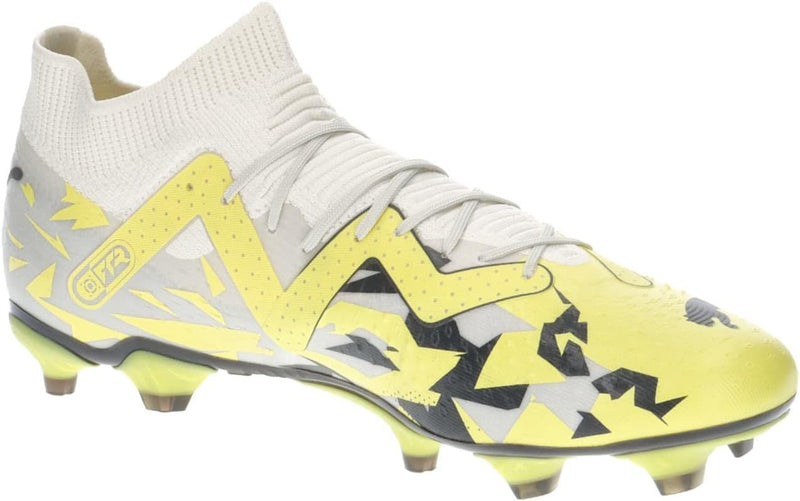 PUMA Herren Future Match Fg/Ag Fussballschuh 40.5 EU Sedate Gray Asphalt Yellow Blaze, 40.5 EU Sedat