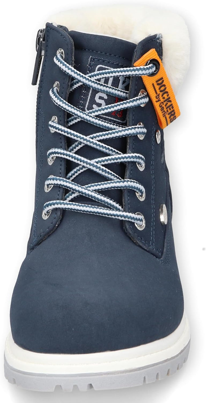 Dockers by Gerli Unisex - Kinder Schnürstiefel, Jungen,Mädchen Stiefeletten,wasserabweisend 33 EU Na