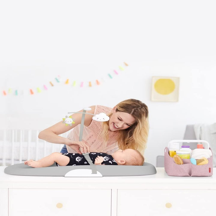 Skip Hop Windeltasche mit Touch-Sensor, Nachtlicht, Kinderzimmer-Stil, Pink Heather