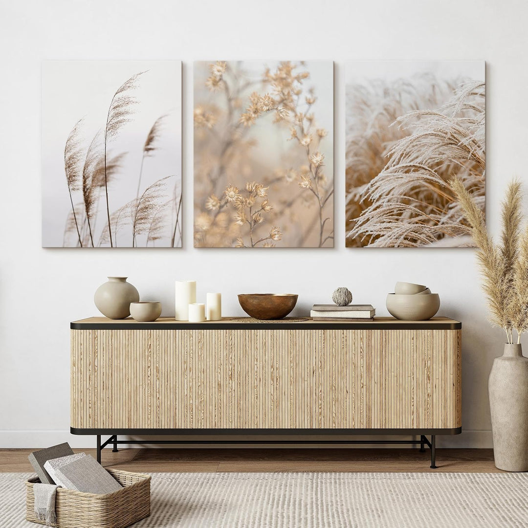 Muralo - Wandbilder Leinwand Set Aufhängefertig - Bilder für Wohnzimmer Schlafzimmer - Moderne Wandd