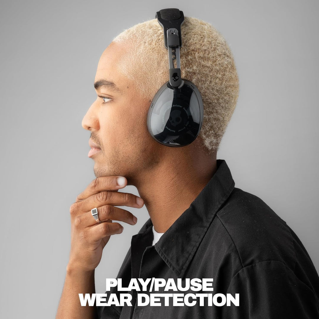 Skullcandy Aviator 900 ANC kabelloser Over-Ear-Bluetooth-Kopfhörer, THX Spatial Audio mit Head Track