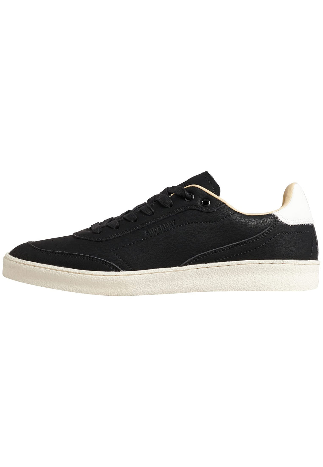 Superdry Herren Premium Sleek Trainer Sneaker 41 EU Schwarz, 41 EU Schwarz