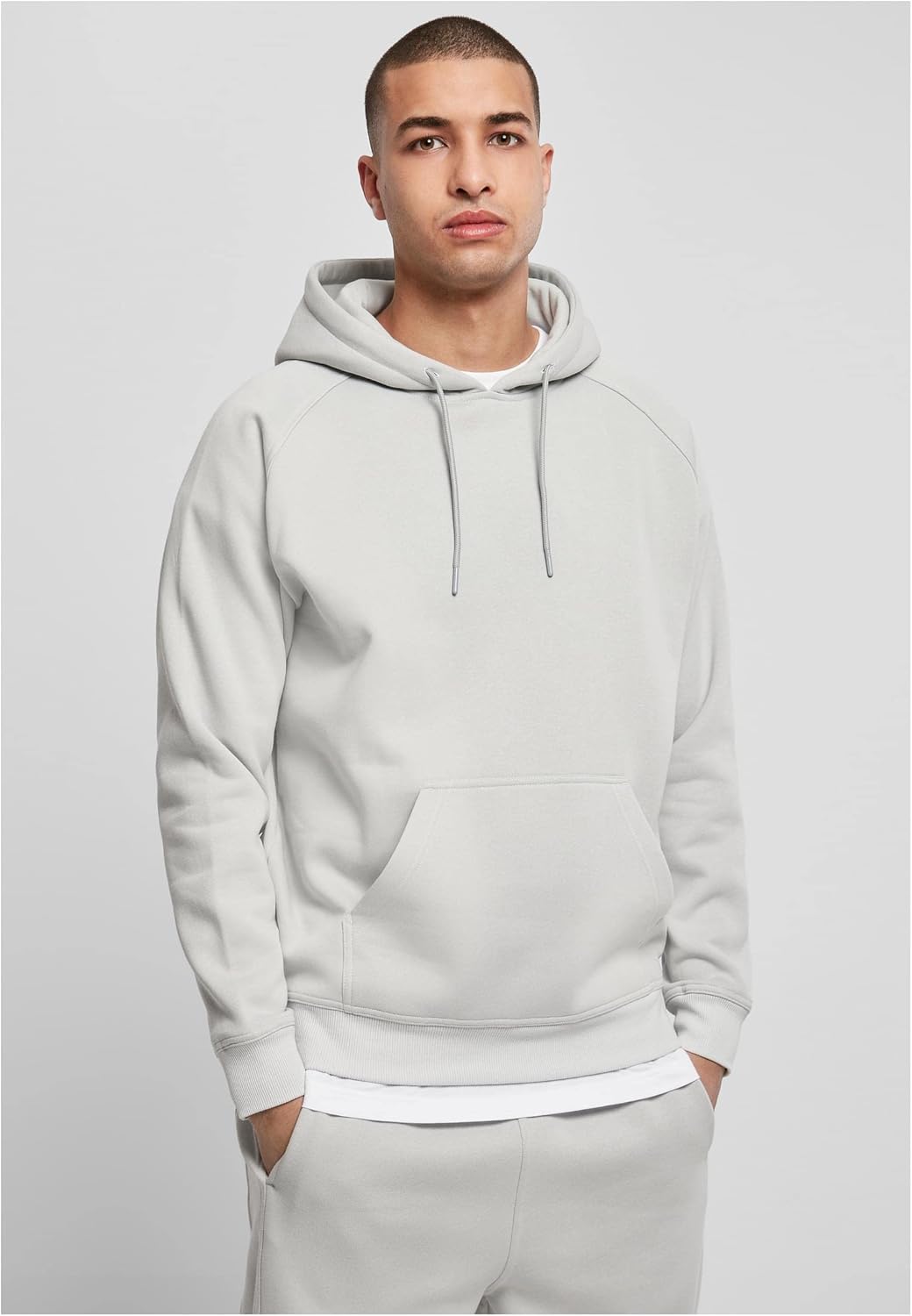 Urban Classics Herren Kapuzenpullover XS Lightasphalt, XS Lightasphalt