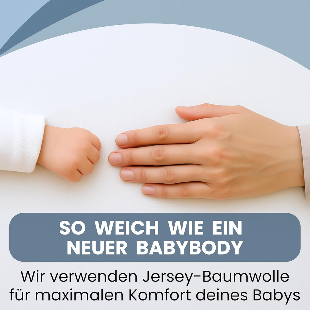 Bisoo Spannbettlaken 80x180. Wasserdicht &amp; Atmungsaktiv. Jersey Bettlaken aus Baumwolle ersetzt den