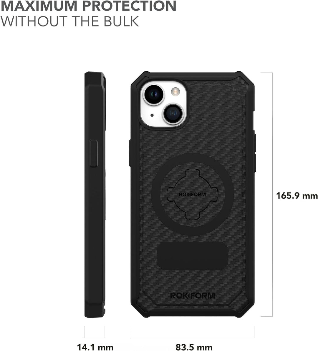 ROKFORM Rokform - iPhone 15 Plus Hülle, Rugged Serie, magnetisch, iPhone 15 Plus Hülle mit RokLock D