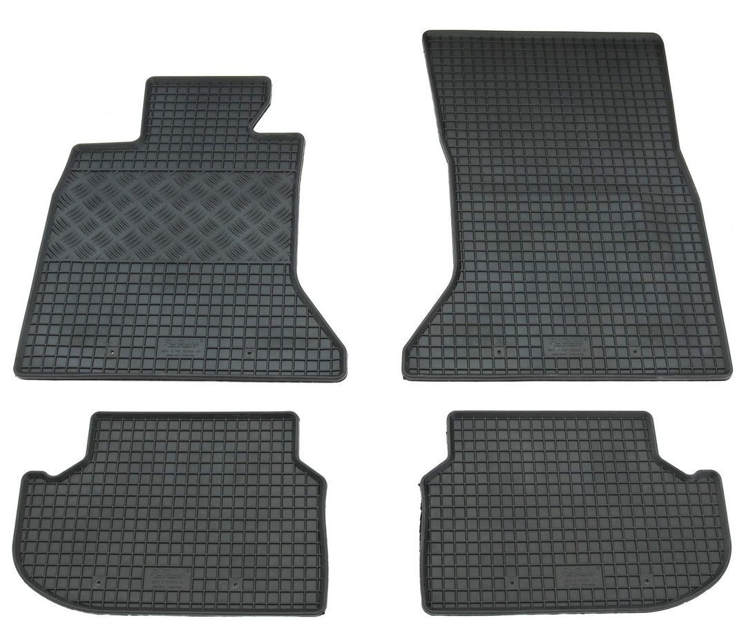 Gummi Fussmatten Set, 4teilig, Gummifussmatten Gummimatten Matten