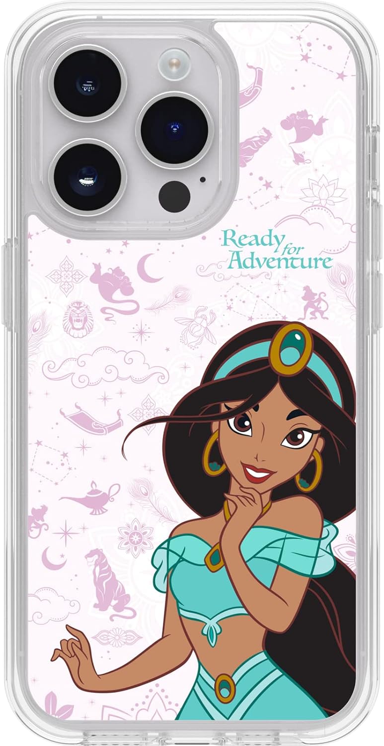 OtterBox Symmetry Series+ Clear Case mit MagSafe für iPhone 14 Pro - Jasmine Adventure, jasmin