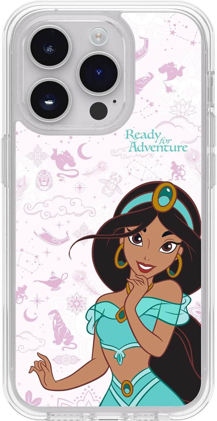 OtterBox Symmetry Series+ Clear Case mit MagSafe für iPhone 14 Pro - Jasmine Adventure, jasmin