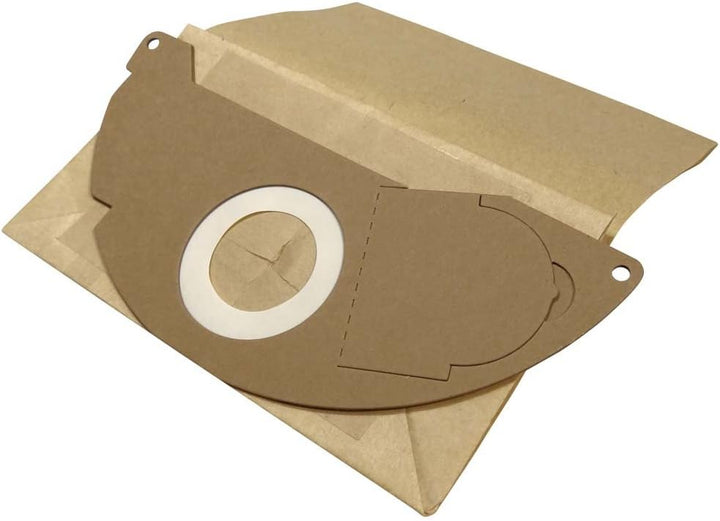 20 Industrie- Baustellen- Gewerbe- Heavy Papier Staubsaugerbeutel kompatibel für Kärcher 69043220, 6