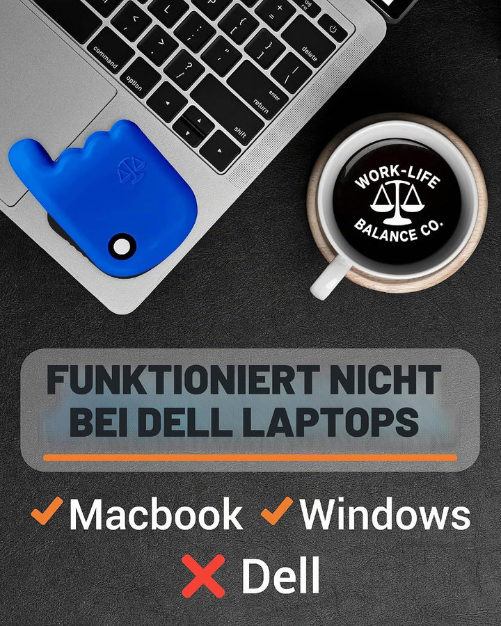 Magic Hand Trackpad Jiggler – natürliche Bewegung des Touchpads, kein USB, keine Software, patentier