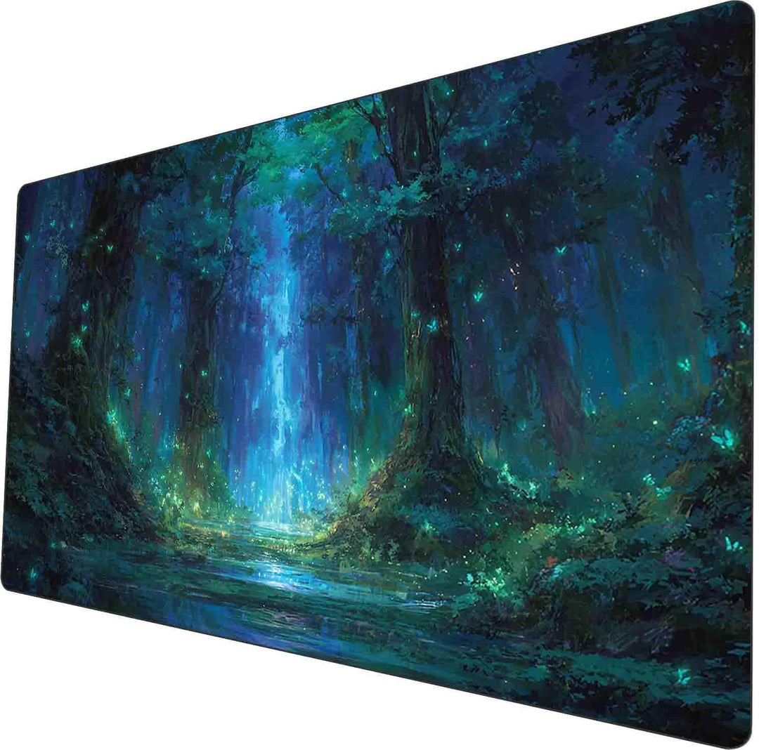 TCG MTG Spielmatte 24 × 14 - Premium-Spielmatte mit genähtem Rand mit glatter Stoffoberfläche und ru