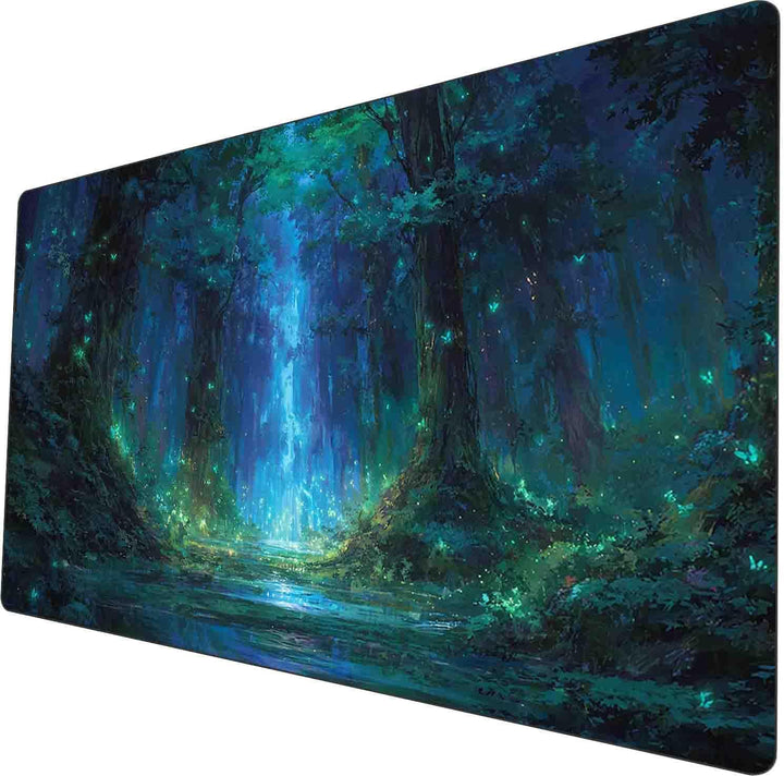 TCG MTG Spielmatte 24 × 14 - Premium-Spielmatte mit genähtem Rand mit glatter Stoffoberfläche und ru