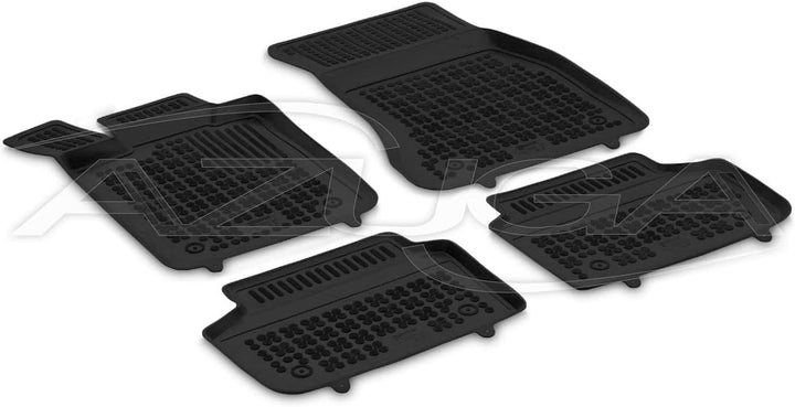 AZUGA Hohe Gummi Fussmatten mit Rand passend für BMW 7er ab 10/2015-10/2022 (G11) AZ10300453 3D Gumm