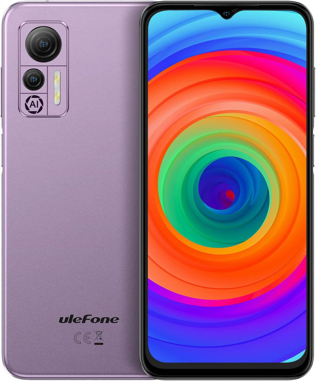 Ulefone Android 12 4G Smartphone ohne Vertrag Note 14(64GB), 3-Karten-Steckplatz, Quad Core 4GB+64GB