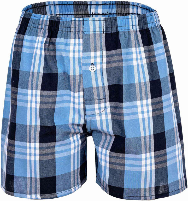 YOURBASICS Kinder Web-Boxer, 7er Pack - American Boxer-Shorts, Gemustert, Spar-Pack 188 Mix2, 188 Mi