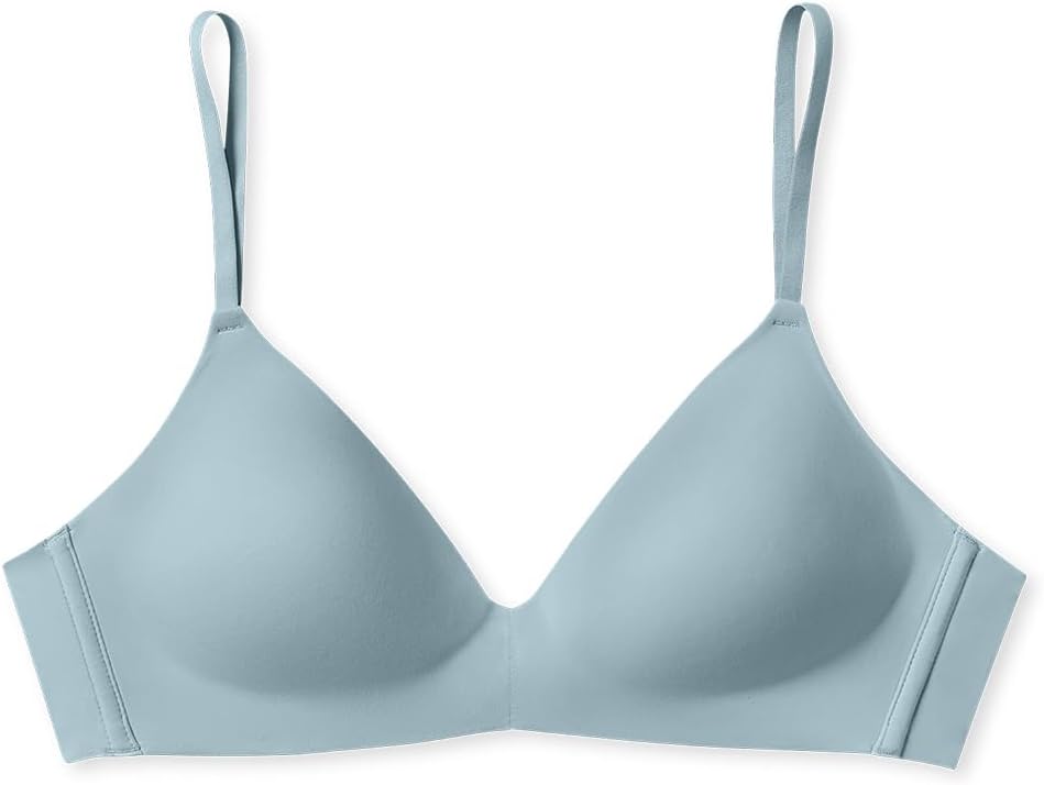 Schiesser Damen BH gepaddet ohne Bügel - Invisible Soft 70C Bluebird_166568, 70C Bluebird_166568