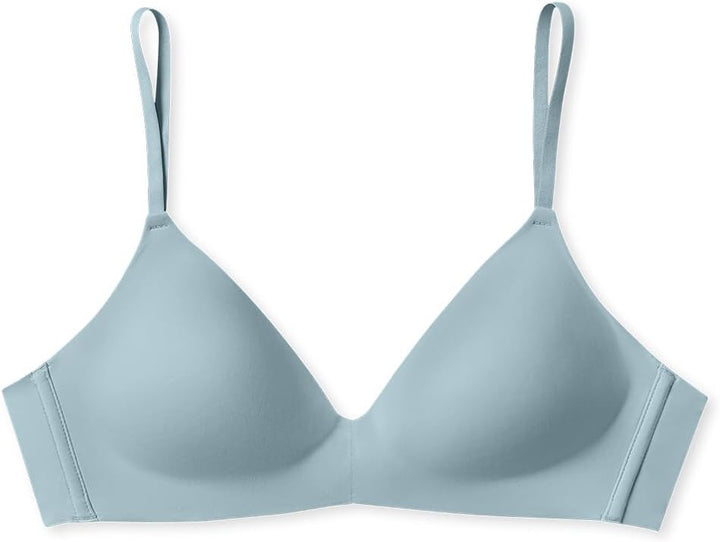 Schiesser Damen BH ohne Bügel gepadded - Invisible Soft 70B Bluebird_166568, 70B Bluebird_166568
