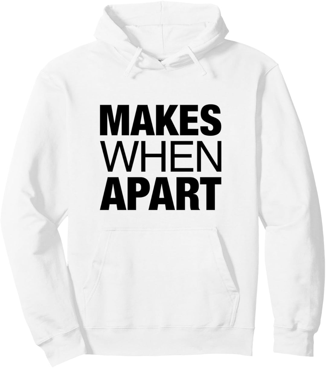 Nothing Makes Sense When We're Apart Partnerlook Pullover Hoodie