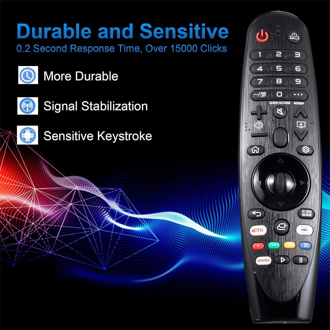 Voice-Magic-Fernbedienung für LG-TV–Ersatzfernbedienung, Kompatibel mit LG Smart OLED Thinq WebOS TV