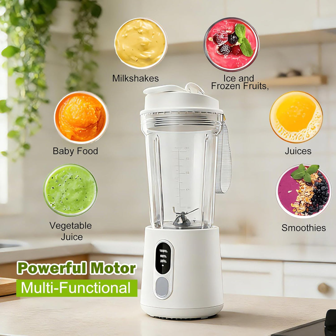 Tragbarer Mixer Smoothie Maker Standmixer - 500ml Mini Mixer, Mini Blender, Smoothie Maker to go, 30