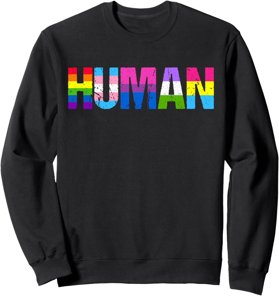Human Pride Month LGBTQ+ LGBT Sweatshirt