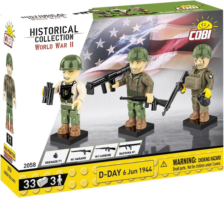 COBI D-Day June 6 1944 (Packung mit 2) 13,0 x 3,7 x 10,5 cm (Packung mit 2), 13,0 x 3,7 x 10,5 cm (P