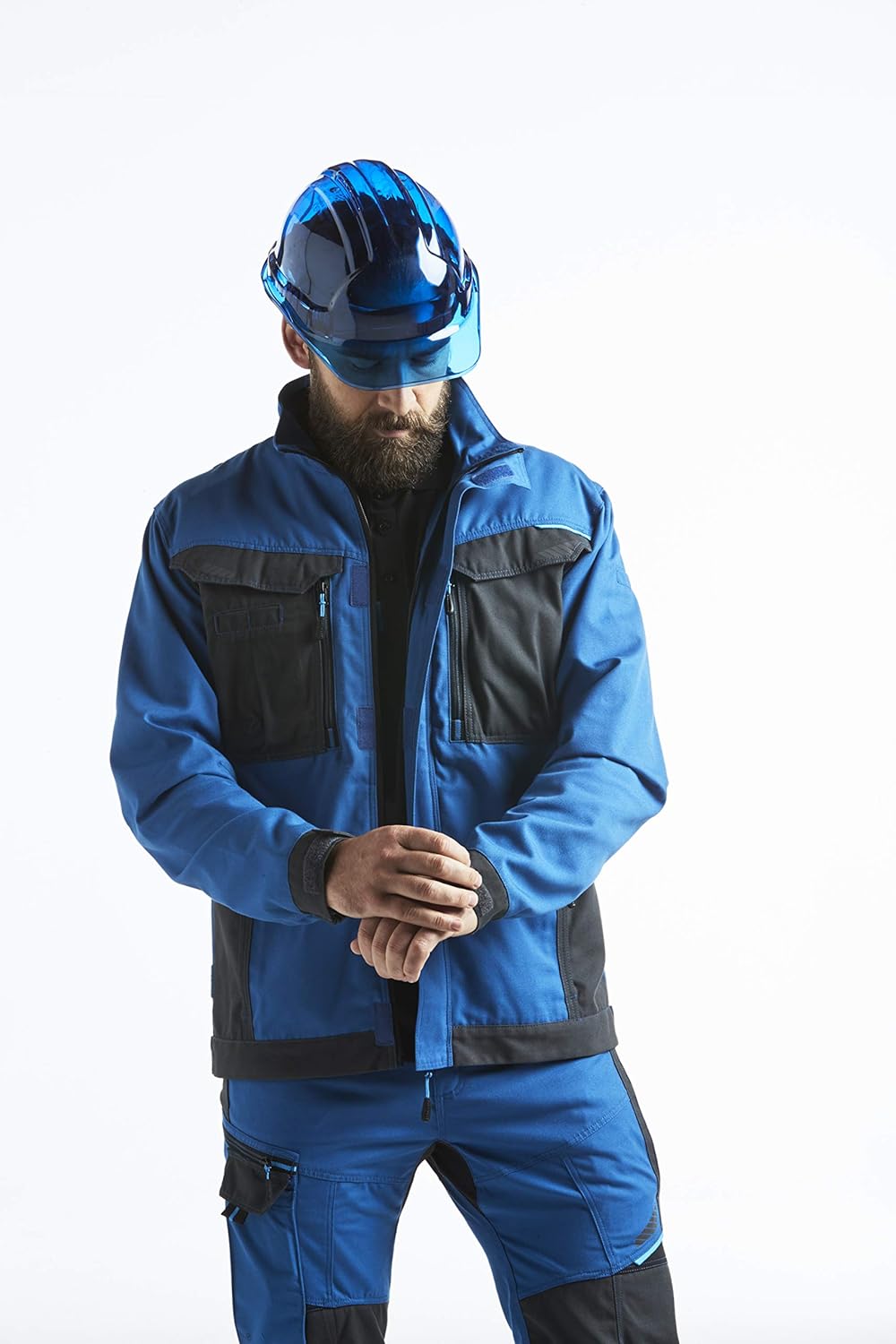 WX3 Arbeitsjacke L Persisches Blau, L Persisches Blau