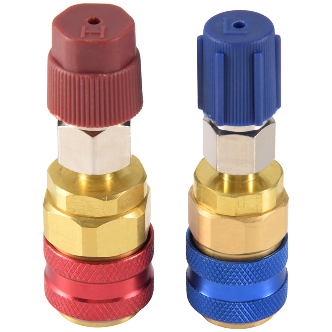 Hoch und Niedrig Seite Erweiterung Adapter R134A Freon Schnell Kupplung Adapter Automotive Klimaanla