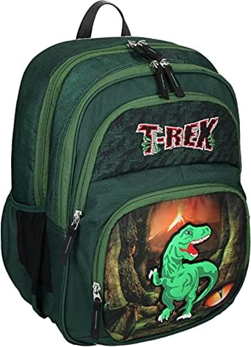 Primus-Versand T-REX - Dinosaurier - SPIRIT Soft 3D - Schulranzen-Set 6 tlg. mit FEDERMAPPE und SPOR
