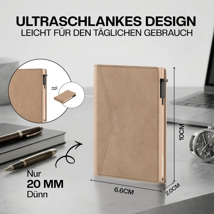 ProWallet Slim 6,7cm, 10,5cm, 1,4cm Beige, 6,7cm, 10,5cm, 1,4cm Beige