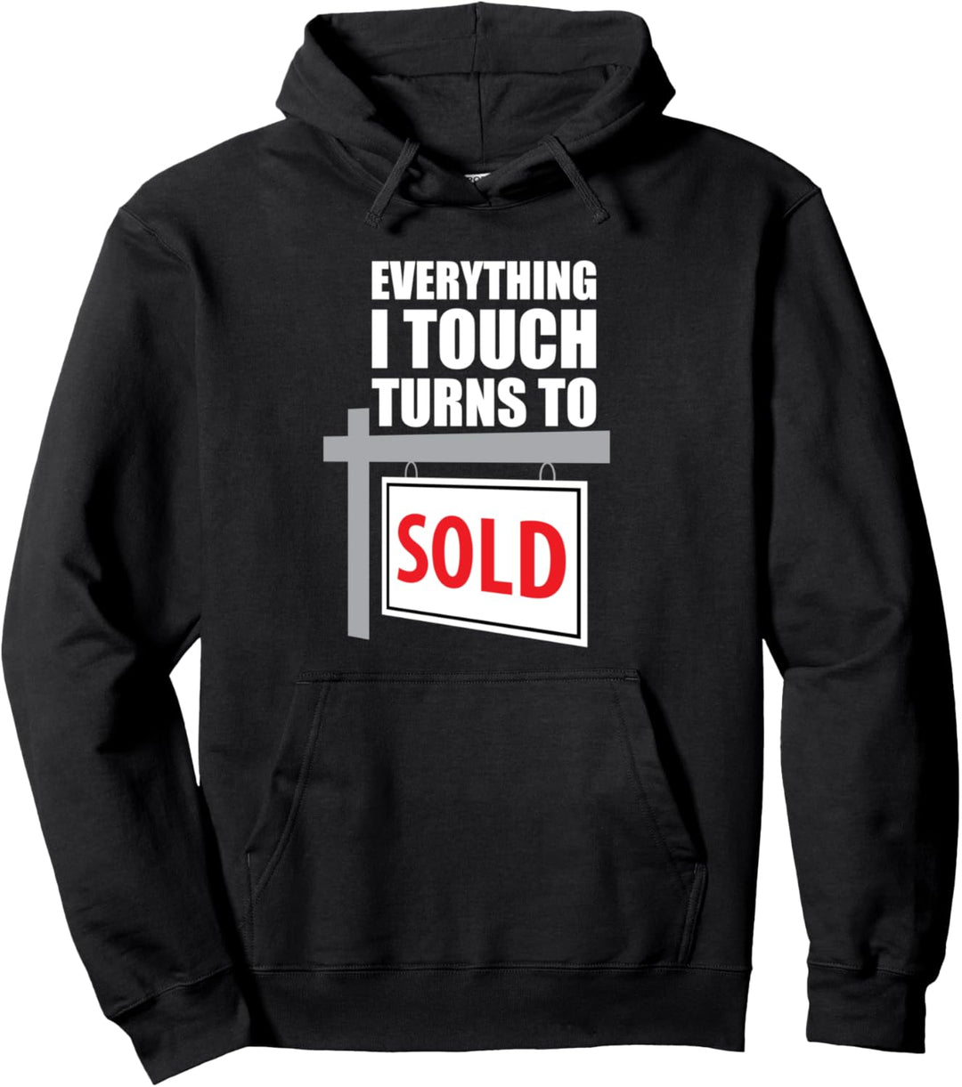 Real Estate Agent Gift Property House Real Estate Broker Pullover Hoodie