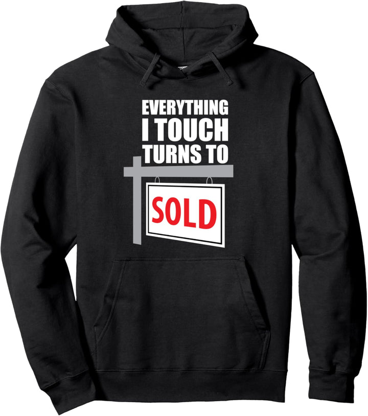 Real Estate Agent Gift Property House Real Estate Broker Pullover Hoodie