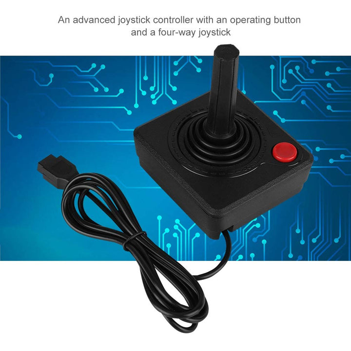 Ouitble Konsole Joystick Retro Classic 3D-Analog-Joystick-Controller-Spielsteuerung Ergonomisches fü
