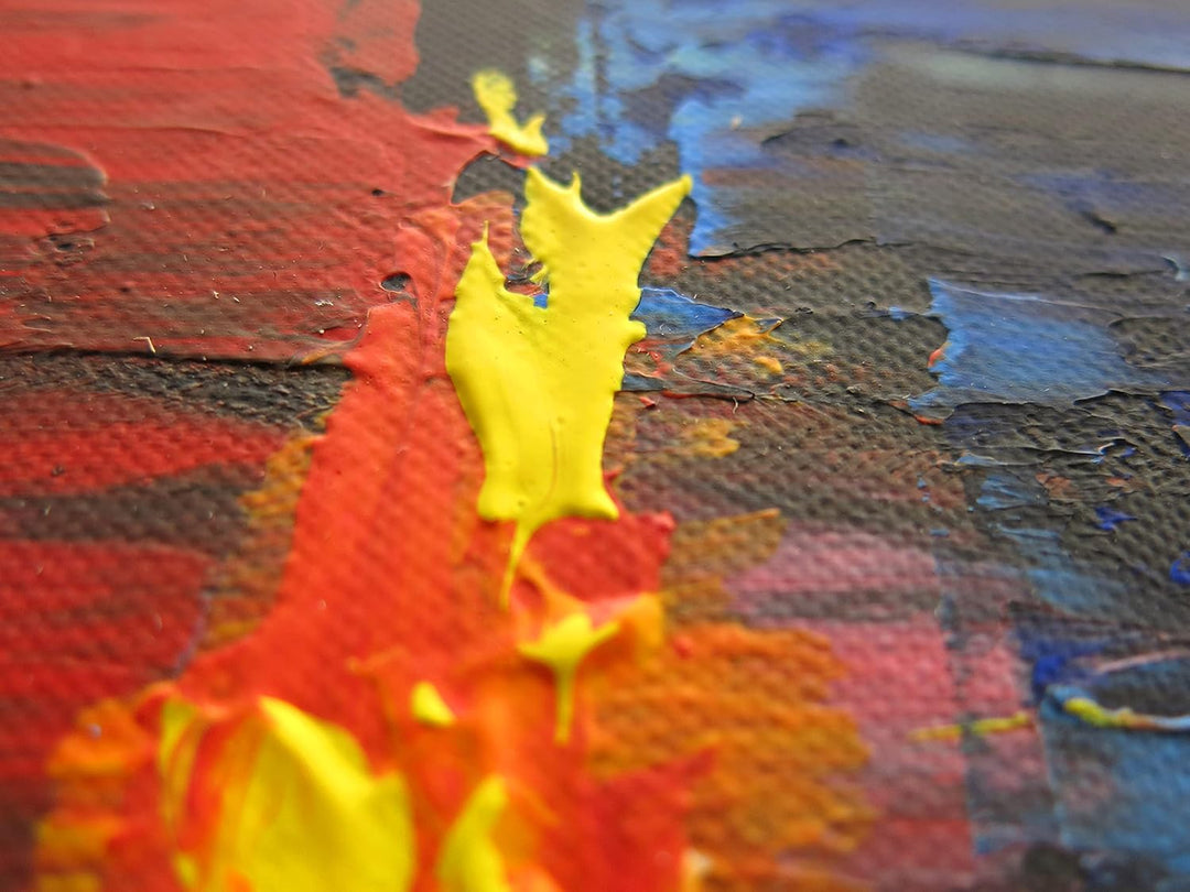 Monica Mirafiori I 100% HANDGEMALT I Gemälde Energy 100x50cm | Gemälde Handgemalt | Acrylgemälde | S