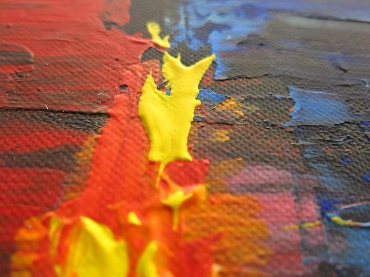 Monica Mirafiori I 100% HANDGEMALT I Gemälde Energy 100x50cm | Gemälde Handgemalt | Acrylgemälde | S