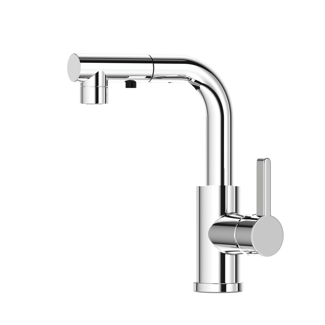 Wasserhahn Küche, SEMANEY Hochdruck Küchenarmatur Ausziehbar, Einhand Spültischarmatur Küche mit Zwe