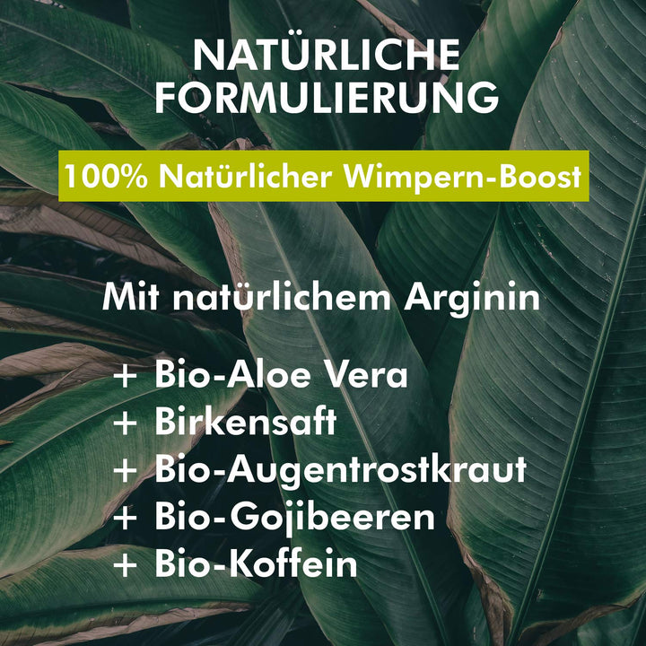 Natürliches Bio Wimpernserum von SANTE Naturkosmetik, Natural Lash Extension Serum, Wimpernbooster f