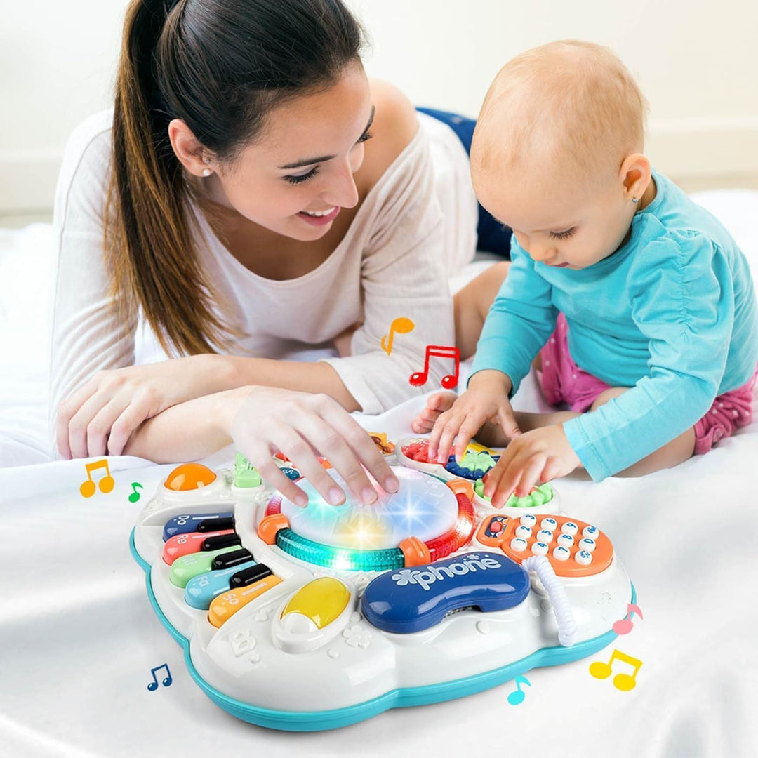 AUTOMP Aktivitätstisch für Babyspielzeug, 11-in-1-Lernspielzeug für Babys, Musiktisch Sensorisches S