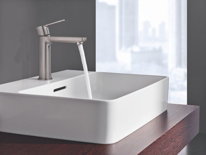 GROHE Lineare , Badarmatur - Waschtischarmatur , XS-Size, glatter Körper, supersteel , 23791DC1, Ede