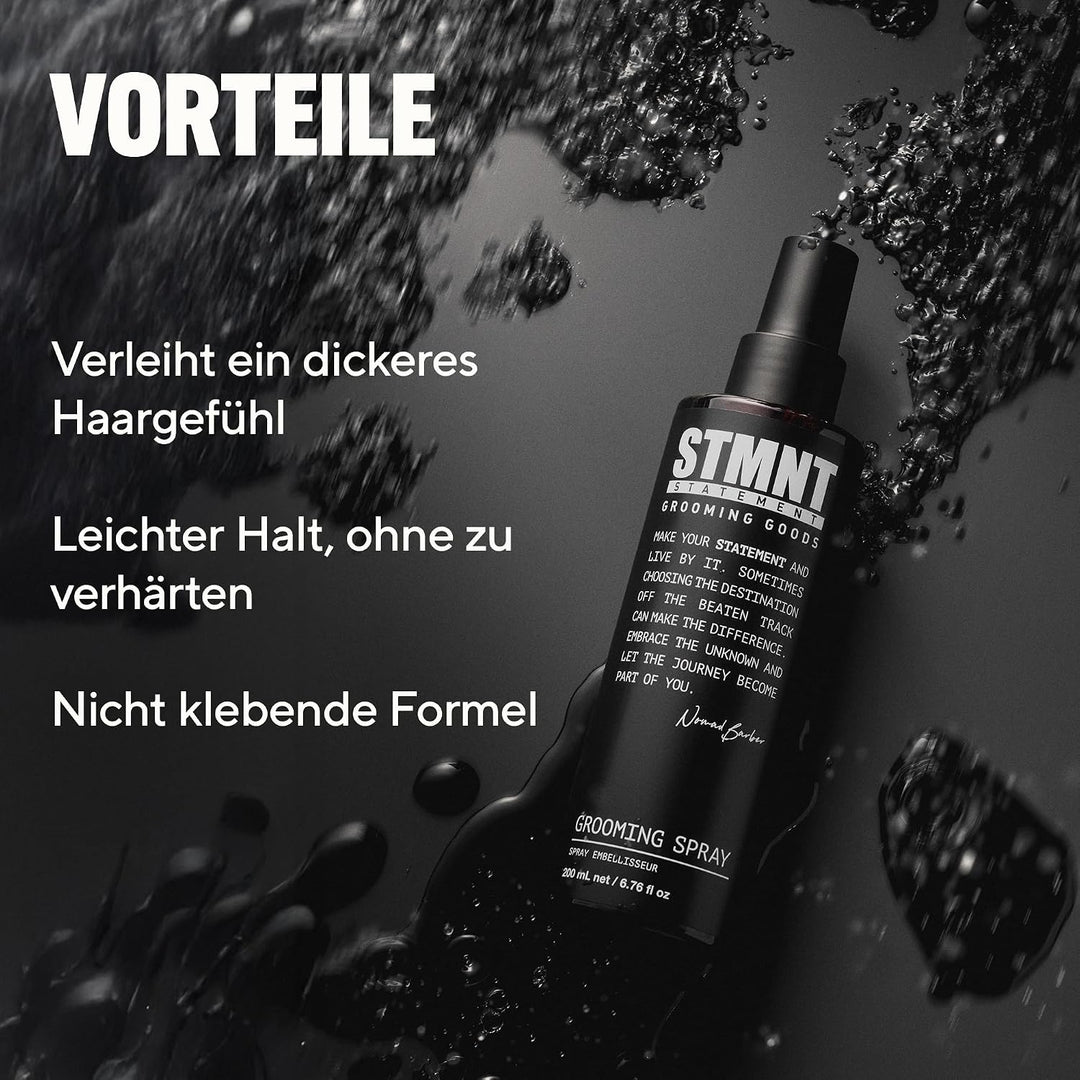 STMNT STATEMENT GROOMING GOODS Grooming Spray 200ml | Natürliches Finish | Leichter Halt ohne zu ver